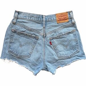 Levi's 501 R Red Tab Blue Jean Denim Shorts RARE